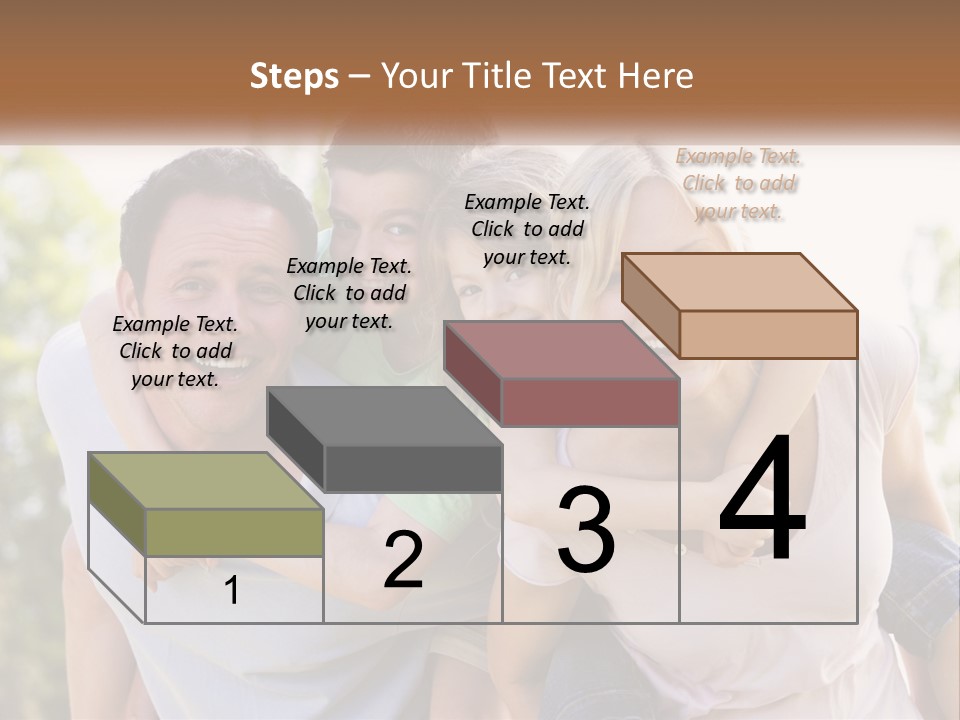 A Group Of People That Are Hugging Each Other PowerPoint Template