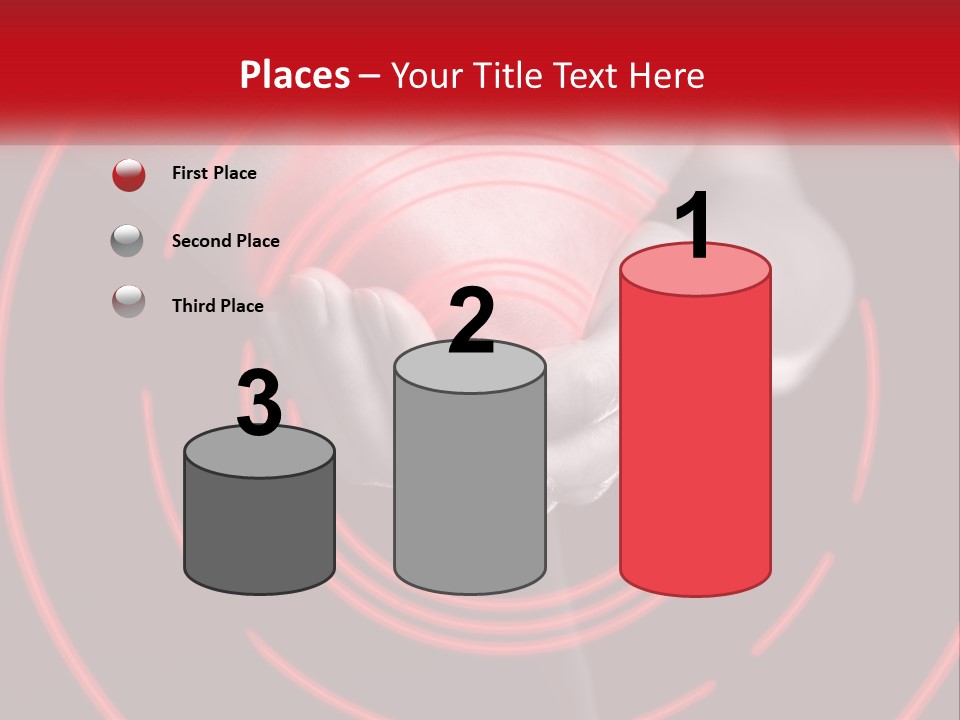 A Person Holding A Red Object In Their Hands PowerPoint Template