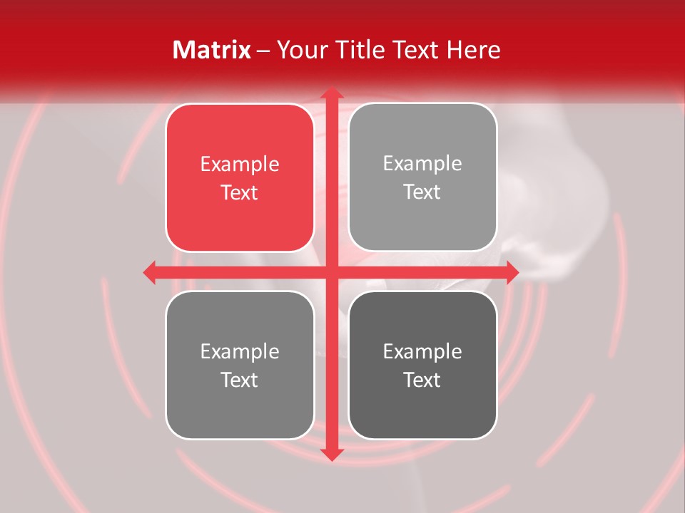 A Person Holding A Red Object In Their Hands PowerPoint Template