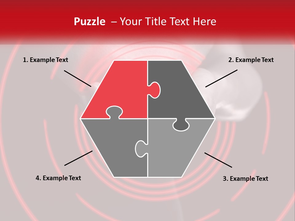 A Person Holding A Red Object In Their Hands PowerPoint Template