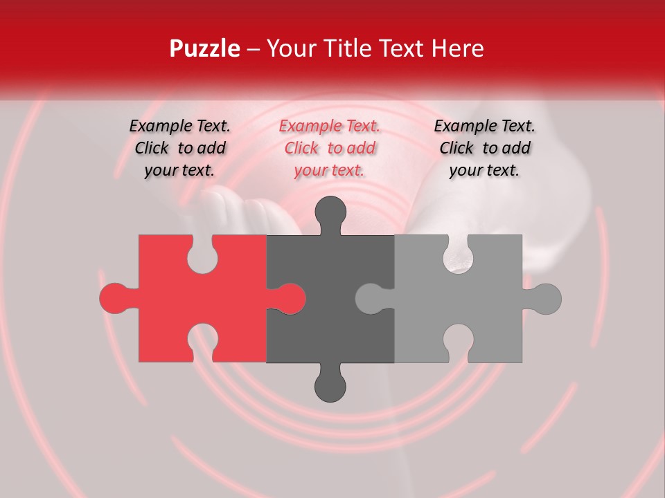 A Person Holding A Red Object In Their Hands PowerPoint Template