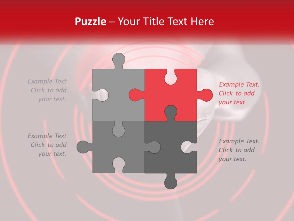 A Person Holding A Red Object In Their Hands PowerPoint Template