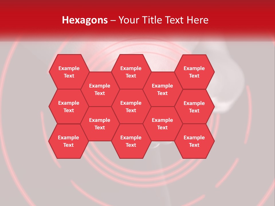 A Person Holding A Red Object In Their Hands PowerPoint Template