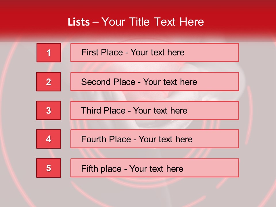 A Person Holding A Red Object In Their Hands PowerPoint Template