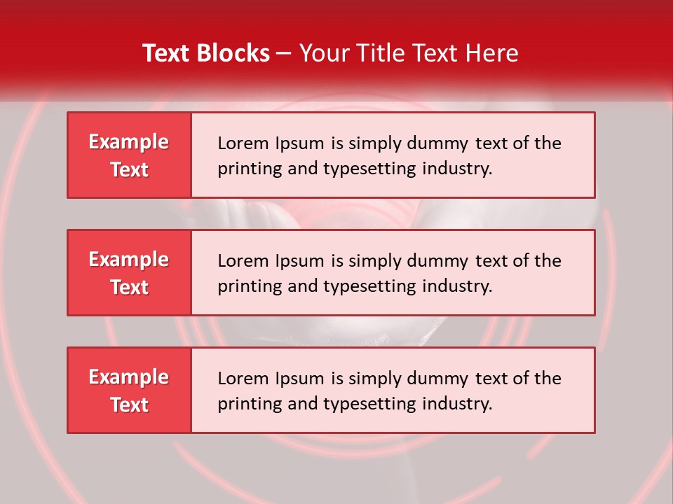 A Person Holding A Red Object In Their Hands PowerPoint Template