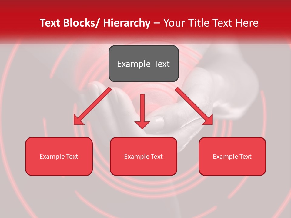 A Person Holding A Red Object In Their Hands PowerPoint Template