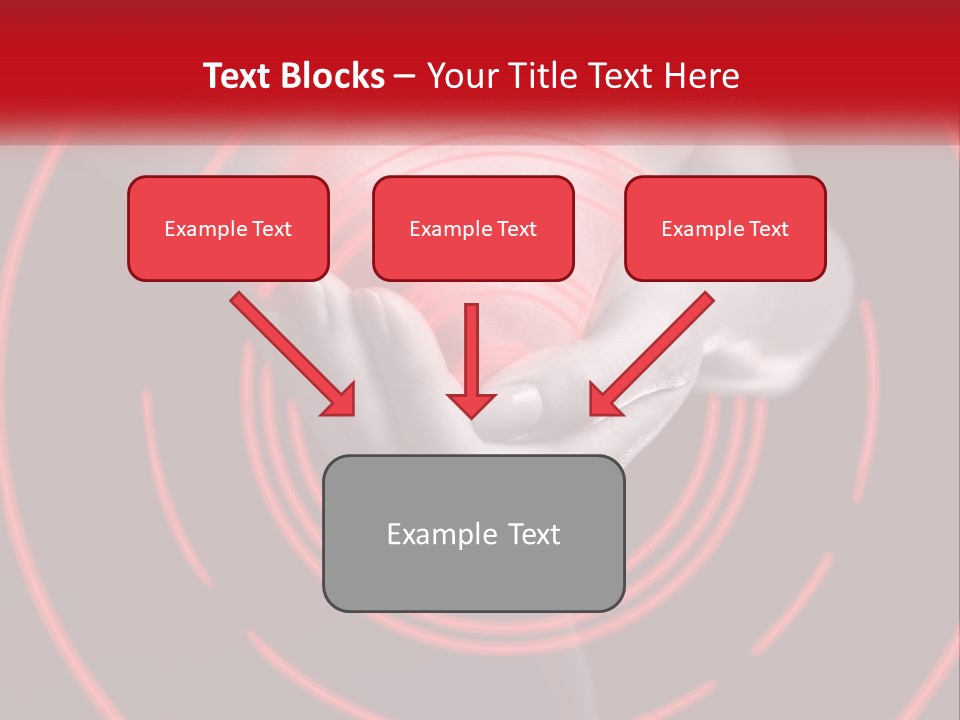 A Person Holding A Red Object In Their Hands PowerPoint Template