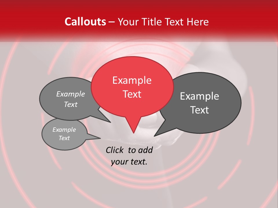 A Person Holding A Red Object In Their Hands PowerPoint Template