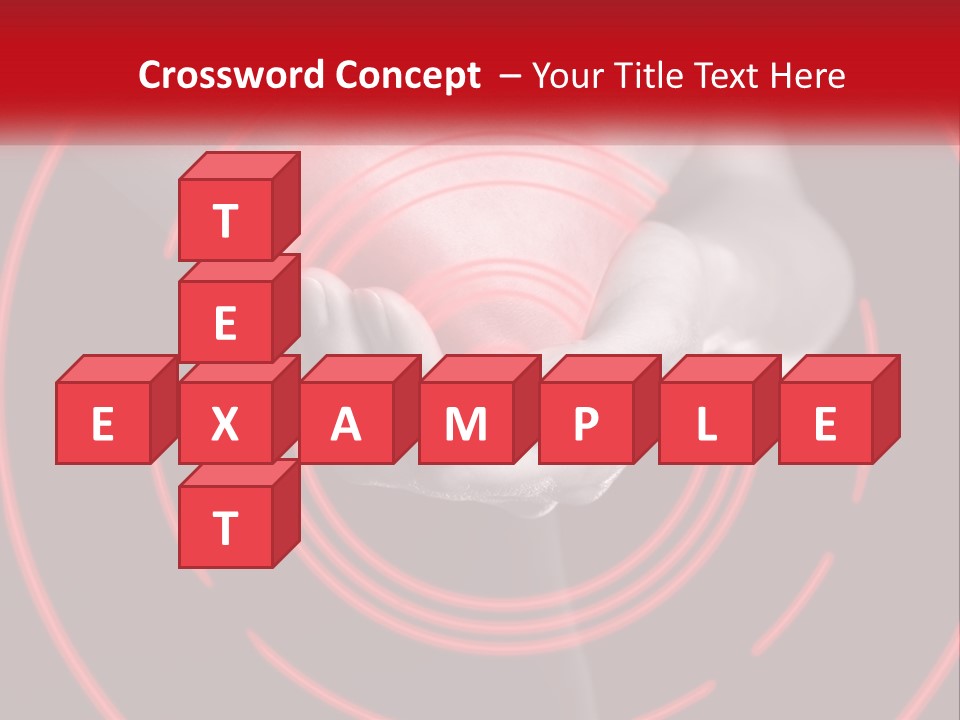 A Person Holding A Red Object In Their Hands PowerPoint Template