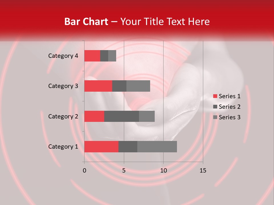 A Person Holding A Red Object In Their Hands PowerPoint Template