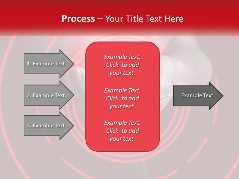 A Person Holding A Red Object In Their Hands PowerPoint Template