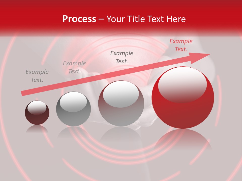 A Person Holding A Red Object In Their Hands PowerPoint Template