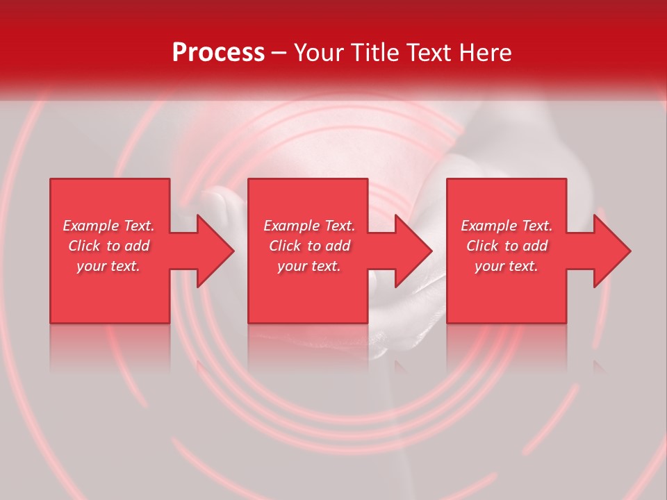 A Person Holding A Red Object In Their Hands PowerPoint Template