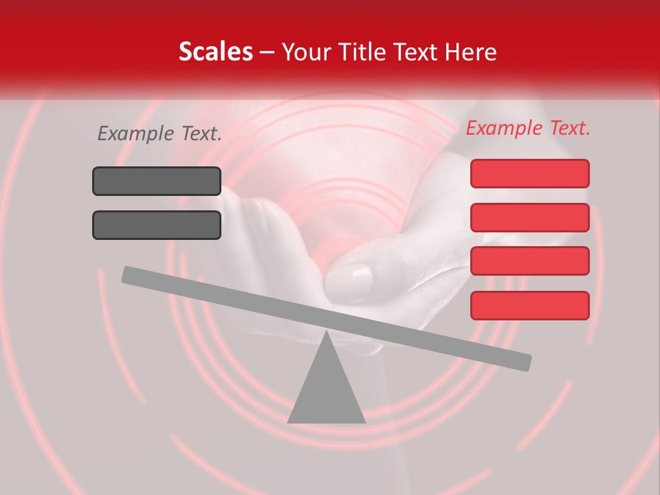 A Person Holding A Red Object In Their Hands PowerPoint Template