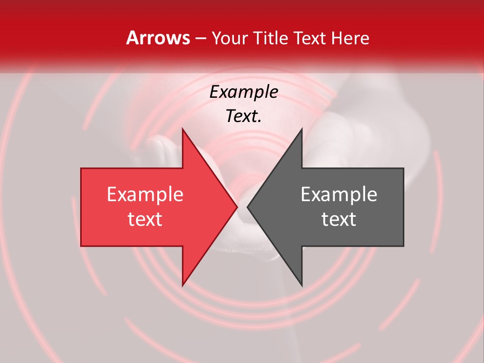 A Person Holding A Red Object In Their Hands PowerPoint Template