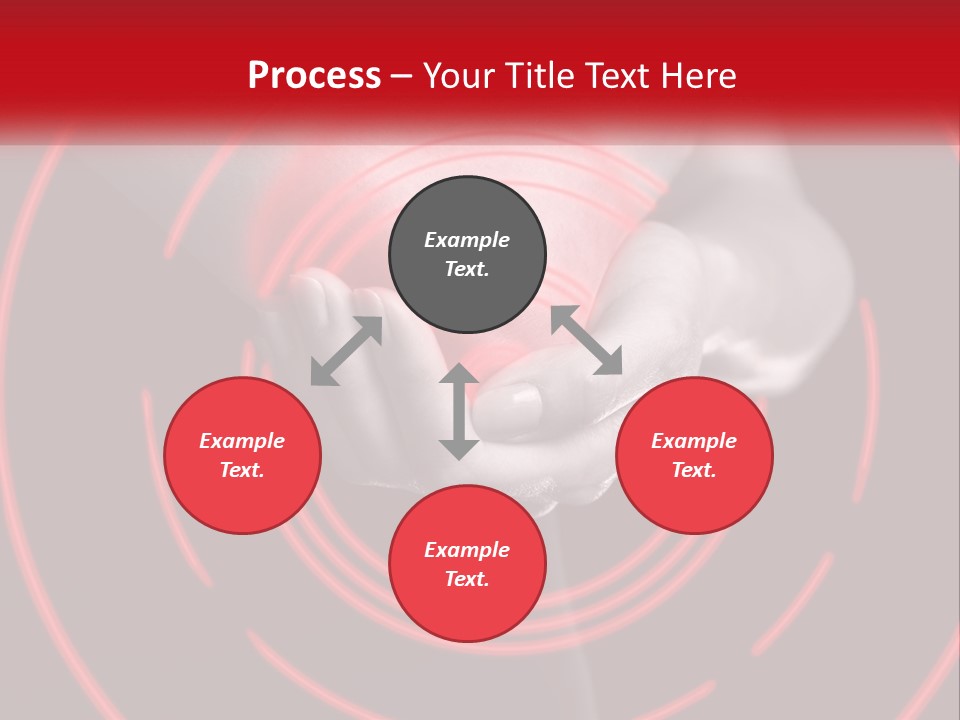 A Person Holding A Red Object In Their Hands PowerPoint Template