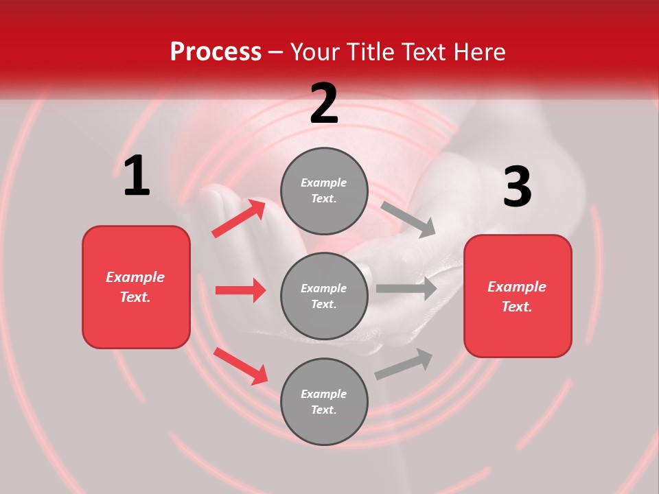 A Person Holding A Red Object In Their Hands PowerPoint Template