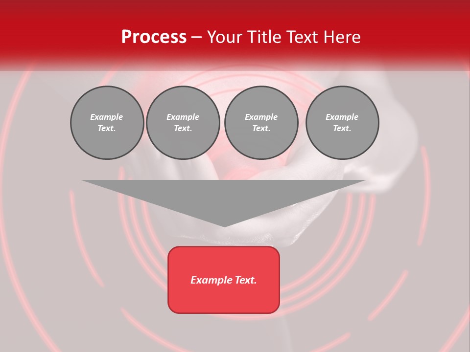 A Person Holding A Red Object In Their Hands PowerPoint Template