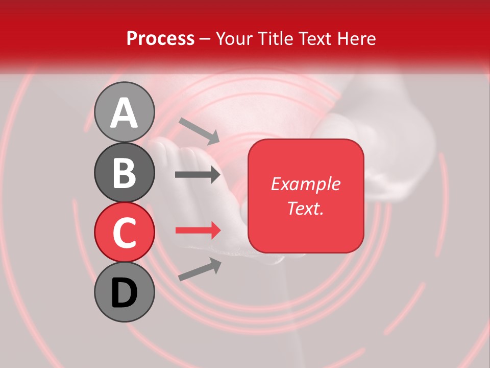 A Person Holding A Red Object In Their Hands PowerPoint Template