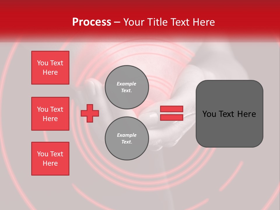 A Person Holding A Red Object In Their Hands PowerPoint Template