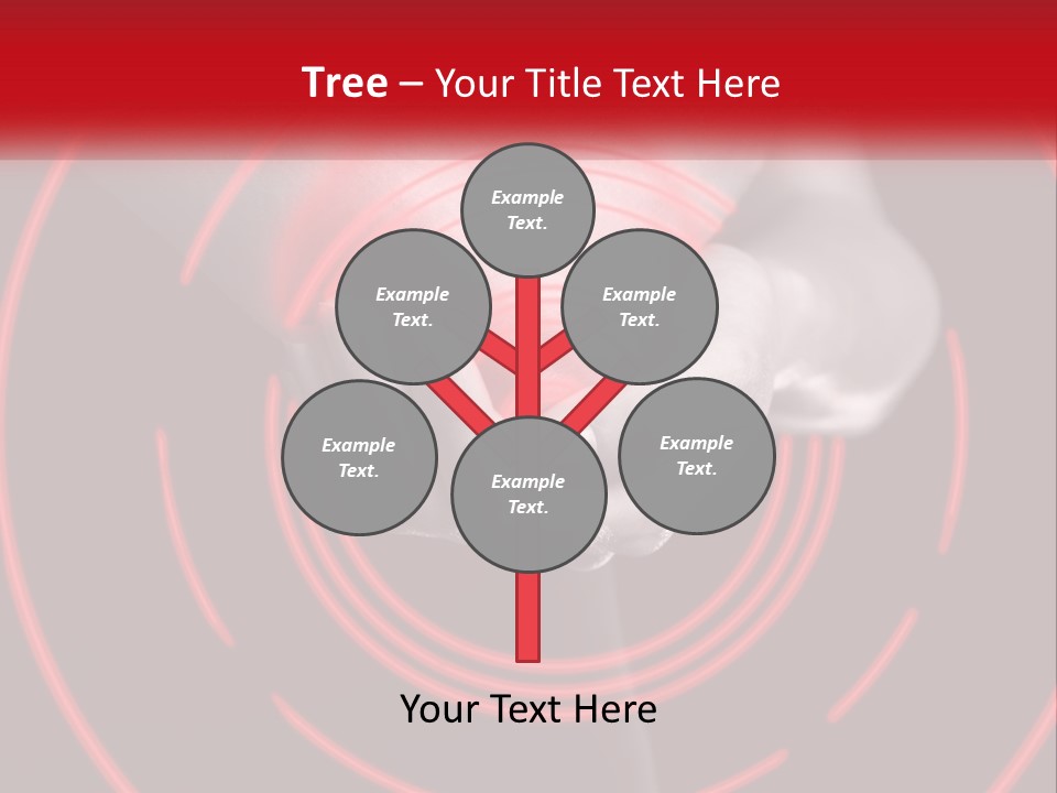 A Person Holding A Red Object In Their Hands PowerPoint Template