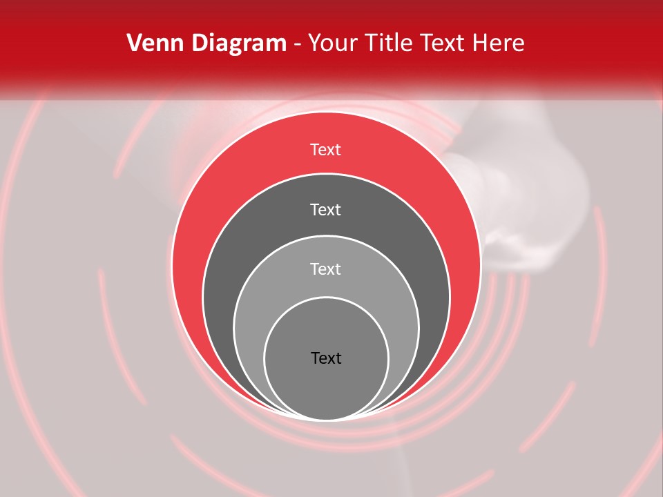 A Person Holding A Red Object In Their Hands PowerPoint Template