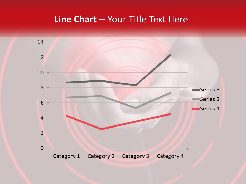 A Person Holding A Red Object In Their Hands PowerPoint Template