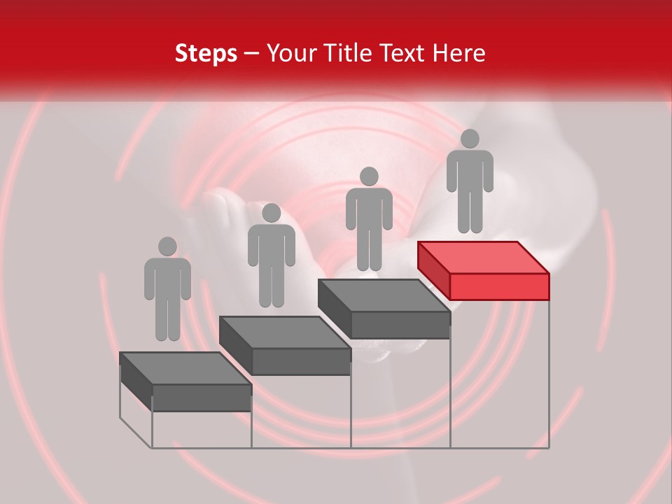 A Person Holding A Red Object In Their Hands PowerPoint Template