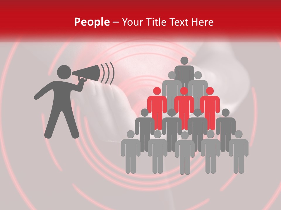 A Person Holding A Red Object In Their Hands PowerPoint Template