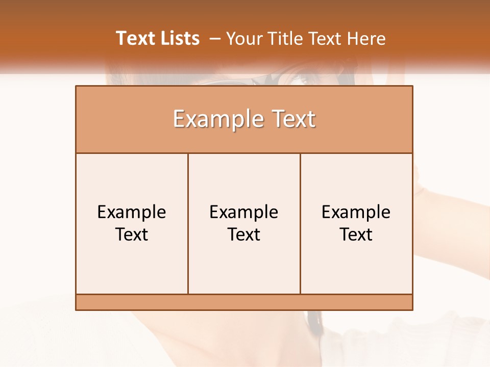 A Woman Wearing Glasses With A Surprised Look On Her Face PowerPoint Template