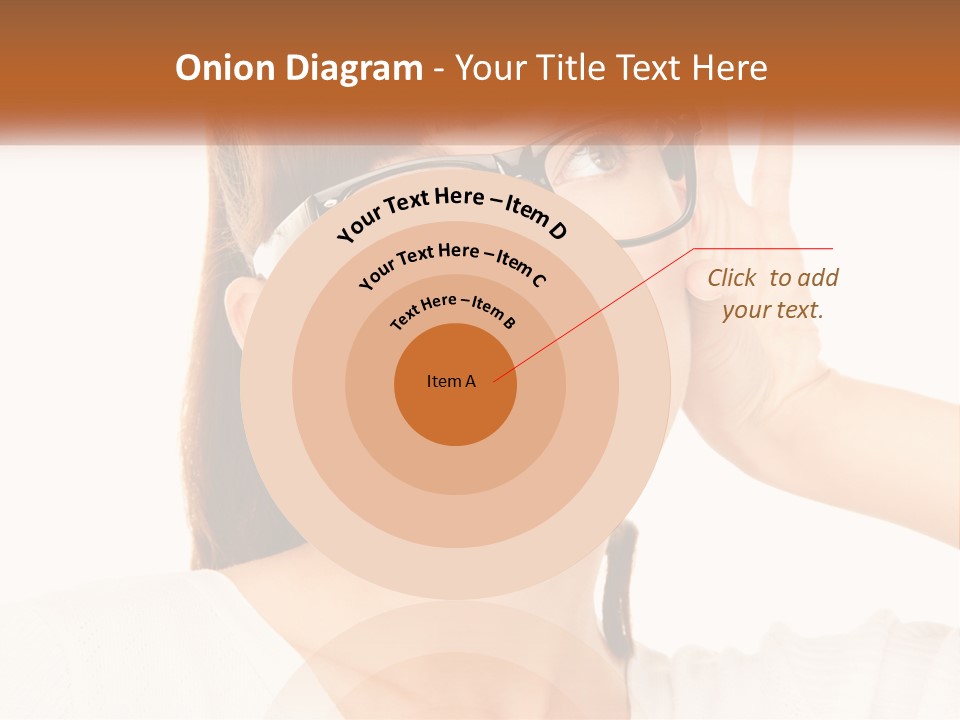 A Woman Wearing Glasses With A Surprised Look On Her Face PowerPoint Template