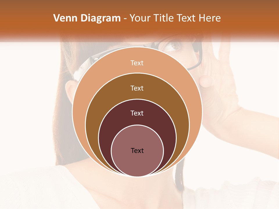 A Woman Wearing Glasses With A Surprised Look On Her Face PowerPoint Template