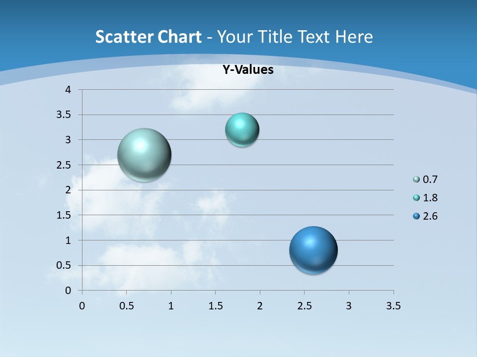 A Blue Sky With Clouds Powerpoint Template PowerPoint Template