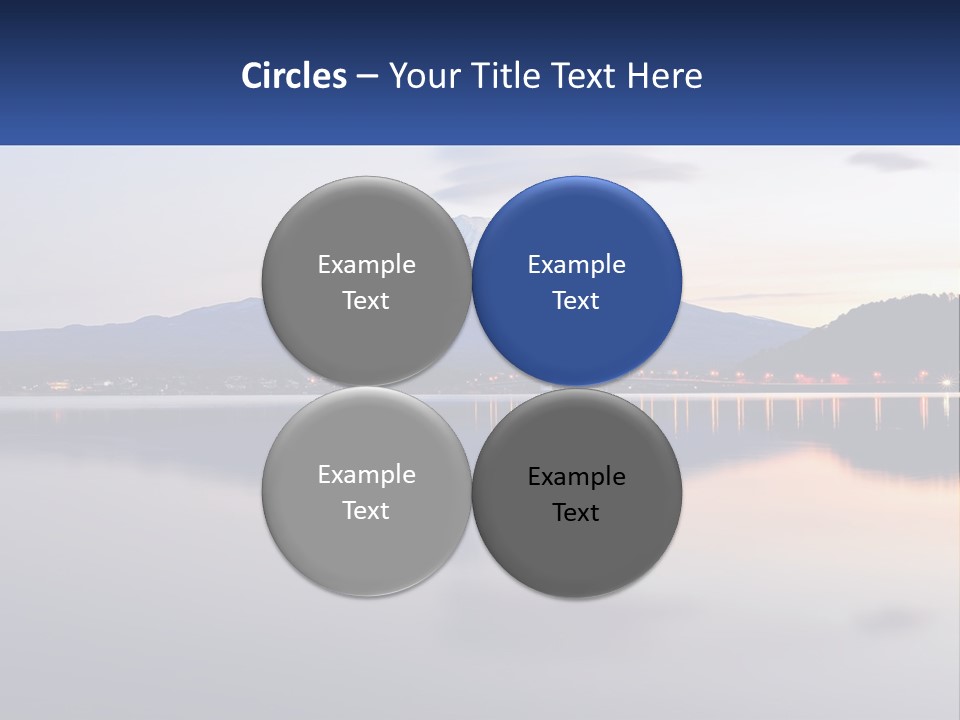 Mountain And Bay PowerPoint Template