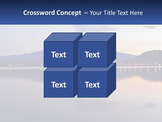 Mountain And Bay PowerPoint Template