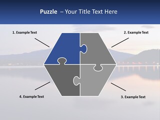 Mountain And Bay PowerPoint Template