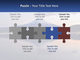 Mountain And Bay PowerPoint Template