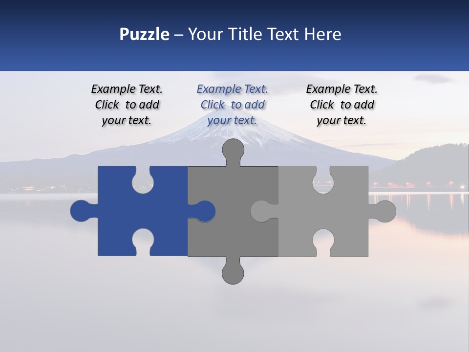 Mountain And Bay PowerPoint Template