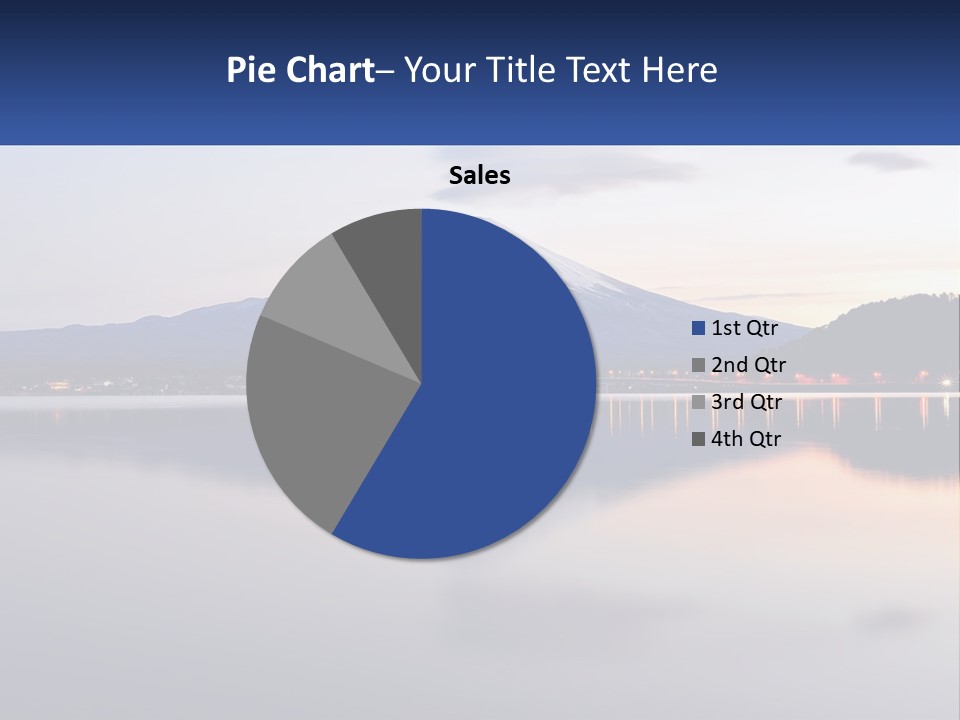 Mountain And Bay PowerPoint Template