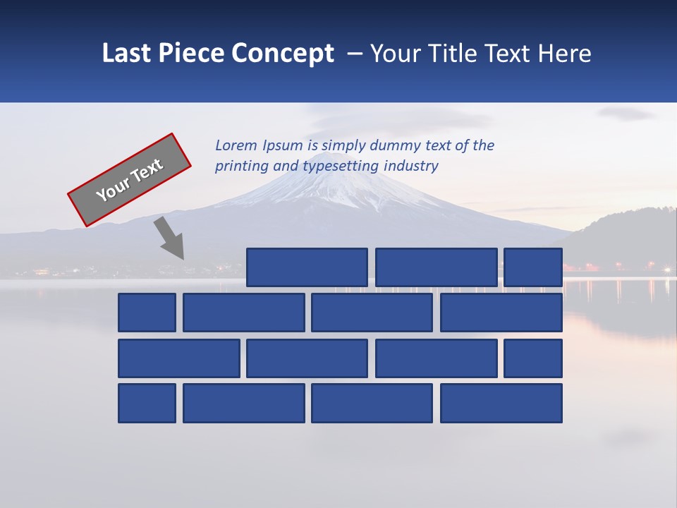 Mountain And Bay PowerPoint Template