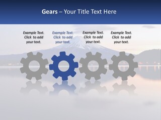 Mountain And Bay PowerPoint Template