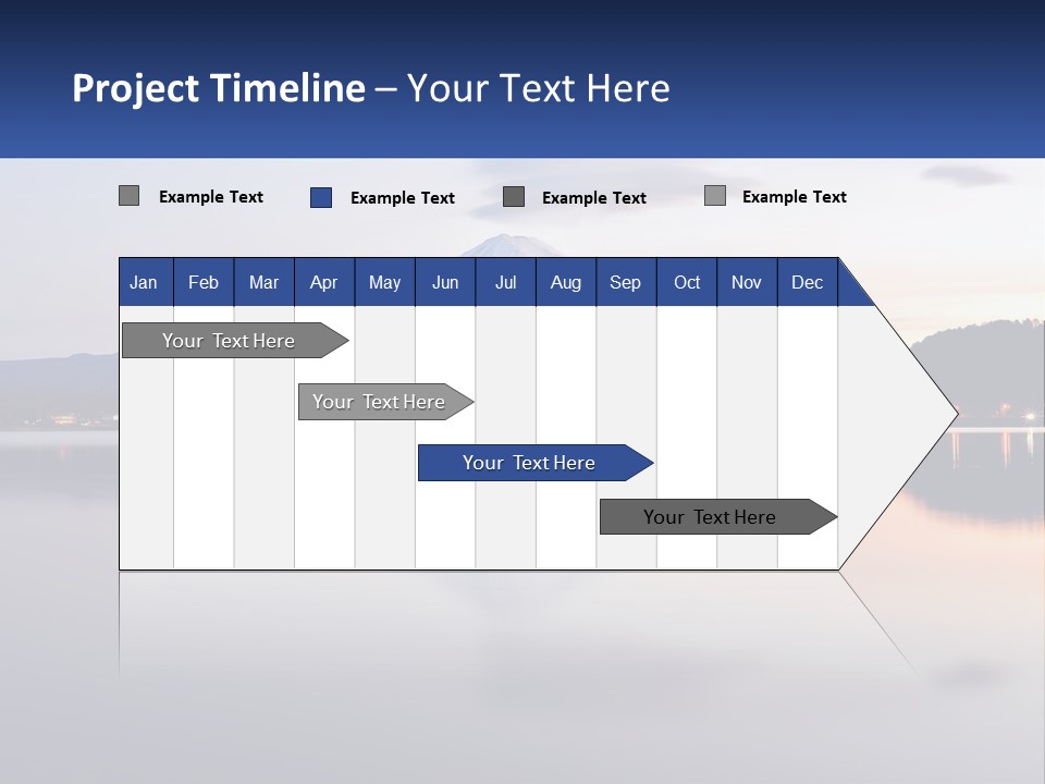 Mountain And Bay PowerPoint Template