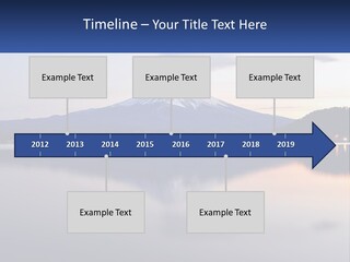 Mountain And Bay PowerPoint Template