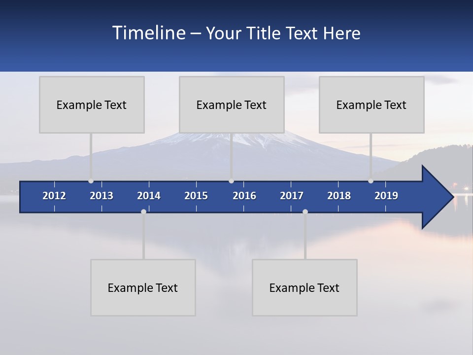 Mountain And Bay PowerPoint Template