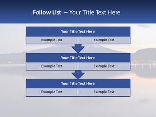 Mountain And Bay PowerPoint Template