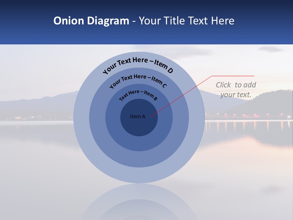 Mountain And Bay PowerPoint Template