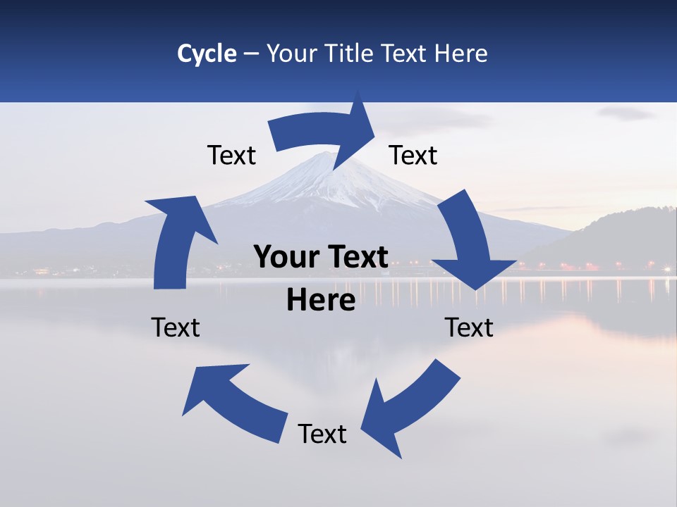 Mountain And Bay PowerPoint Template