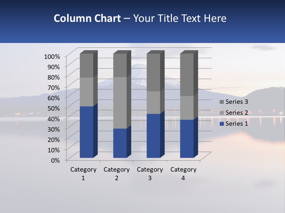 Mountain And Bay PowerPoint Template