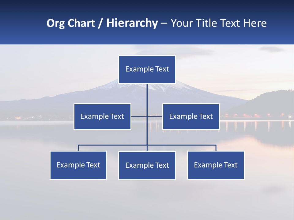 Mountain And Bay PowerPoint Template