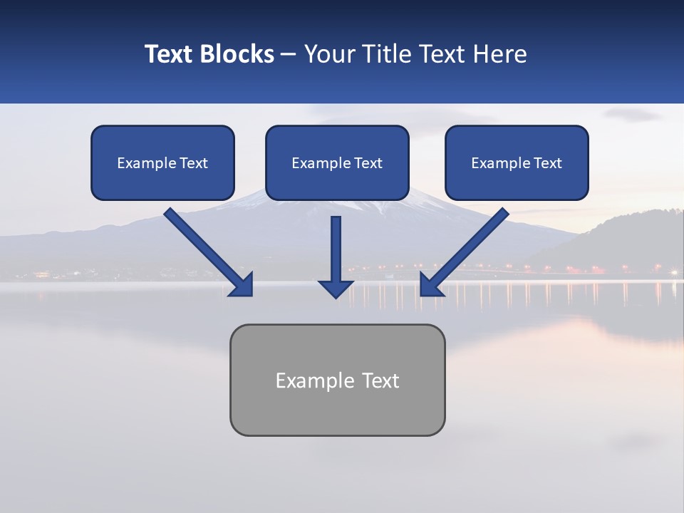 Mountain And Bay PowerPoint Template